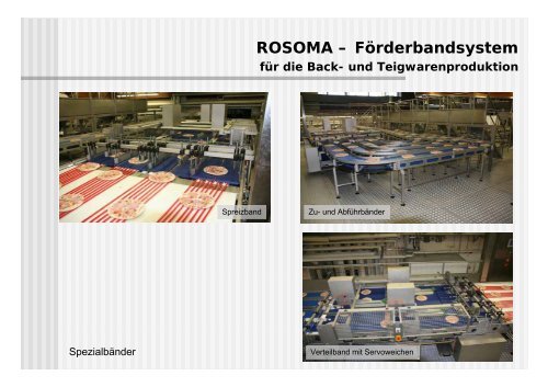 Bäckereitechnik - ROSOMA