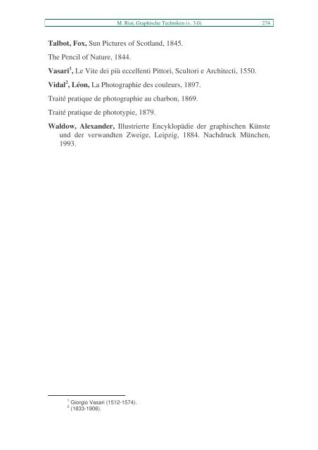 M. Riat, Graphische Techniken (v. 3.0) 229 a b c d e f Muster III