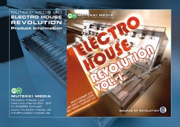 Mutekki Media - SOR Electro House Revolution - Sounds of ...