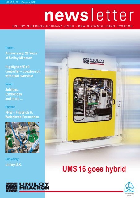 UMS 16 goes hybrid - Uniloy Milacron
