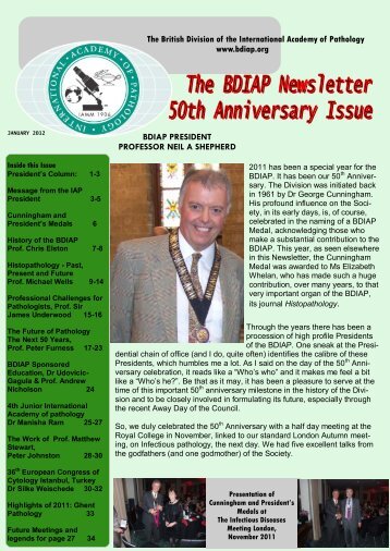 Newsletter 2012 - British Division of the IAP