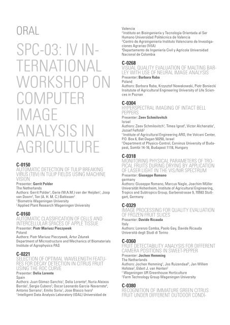 SPC-03: IV IN- TERNATIONAL WORKSHOP ON COMPUTER