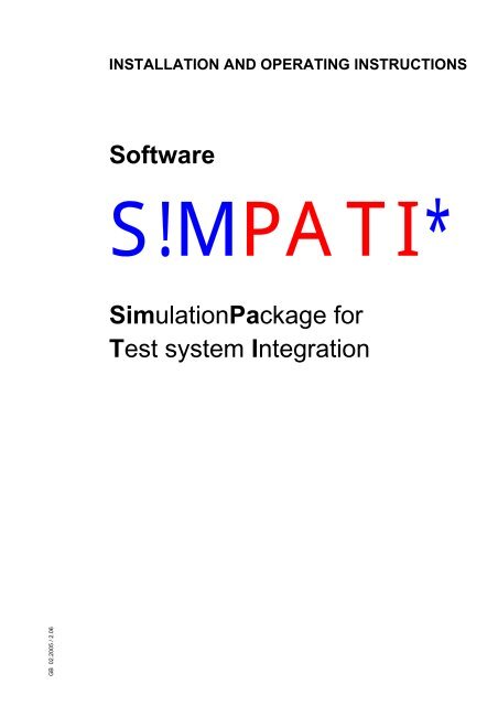 Software Weiss Technik