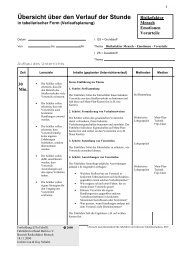 Aufbau des Unterrichts - Fahrlehrer-Verband Berlin eV