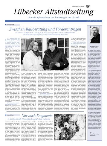 Lübecker Altstadtzeitung - Trave