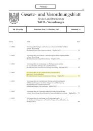 Gesetz- und Verordnungsblatt - Brandenburgische Architektenkammer