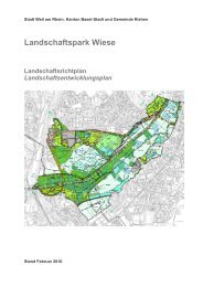 Landschaftsrichtplan Wiese 2001 (Text) - Stadt Weil am Rhein