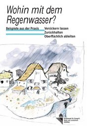 Wohin mit dem Regenwasser? - Bundesamt für Umwelt