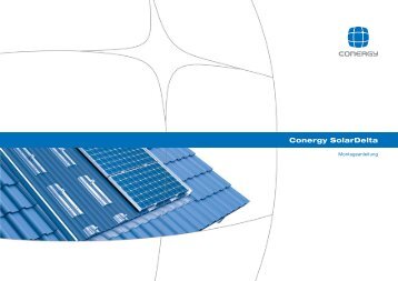 Conergy SolarDelta Montageanleitung - Conergy AG