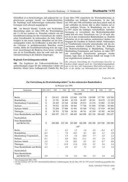 Jahresgutachten 1998/99 - Sachverständigenrat zur Begutachtung ...