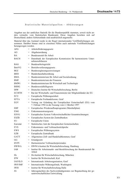 Jahresgutachten 1998/99 - Sachverständigenrat zur Begutachtung ...