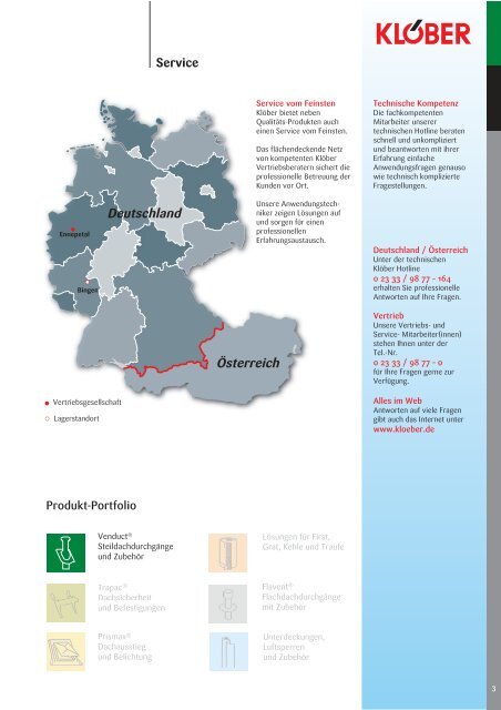 Venduct® Steildachdurchgänge mit Zubehör - Klöber