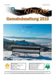 Gemeindezeitung 2010 - Kitzeck im Sausal