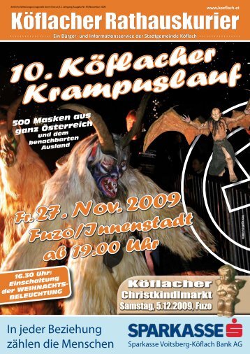 10. Köflacher Krampuslauf 10. Köflacher Krampuslauf