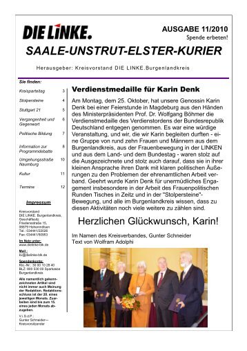 saale-unstrut-elster-kurier - DIE LINKE. Kreisverband Burgenlandkreis