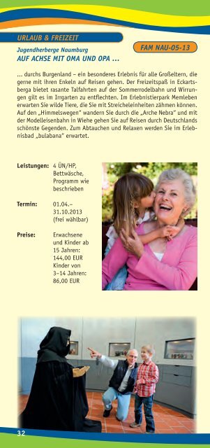 Familienerlebnis undFerienlagerspaß - DJH Service GmbH