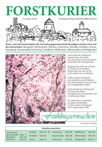 2008-03-Amtsblatt - Verbandsgemeinde Droyßiger-Zeitzer Forst