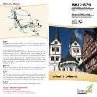 What's where? - Tourist Information Boppard