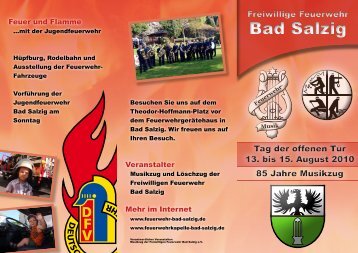 Flyer zum dreitägigen Fest - Freiwillige Feuerwehr Bad Salzig am ...