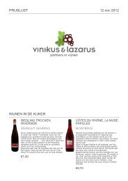 PRIJSLIJST 12 nov 2012 WIJNEN IN DE KIJKER - wijnkanaal.be