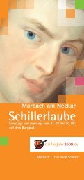 Schillerlaube - Schillerjahr 2009