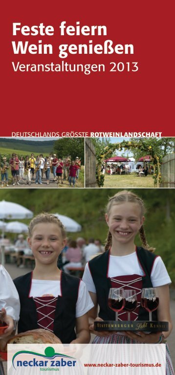 Feste feiern Wein genießen - Neckar-Zaber-Tourismus eV