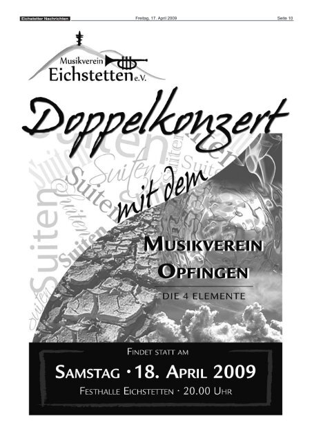 17. April 2009 - Gemeinde Eichstetten