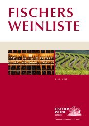 FISCHERS WEINLISTE - Fischer Weine
