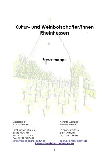 Rheinhessen - Kultur- und Weinbotschafter