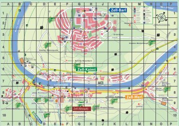 Stadtplan + Wanderkarte der Stadt Zell (Mosel) - Zeller Land