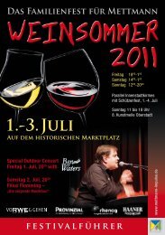 WeinSommer 2011 - Mettmann Impulse