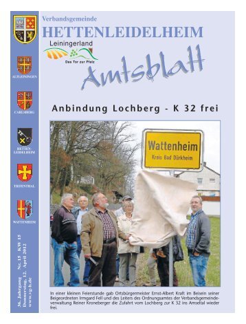 Anbindung Lochberg - K 32 frei - Verbandsgemeinde ...