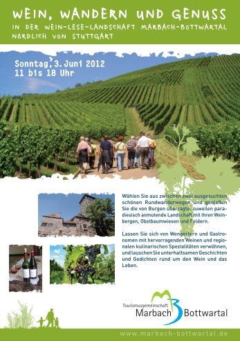 "Wein, Wandern und Genuss" (.pdf - Marbach-Bottwartal