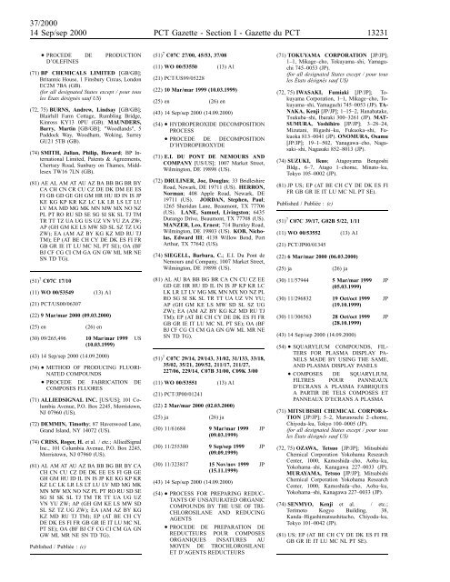 section 1 - World Intellectual Property Organization