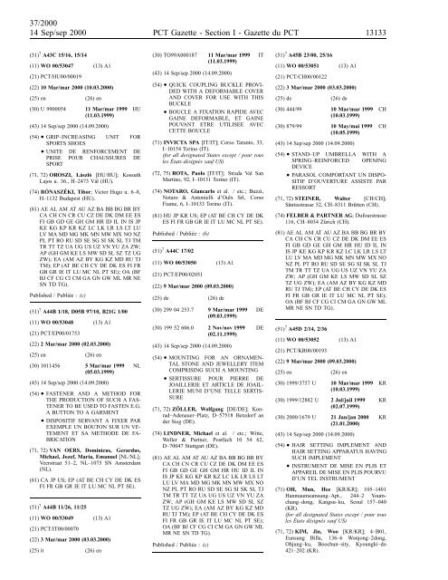 section 1 - World Intellectual Property Organization