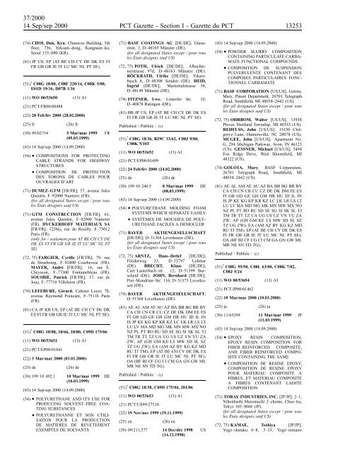 section 1 - World Intellectual Property Organization