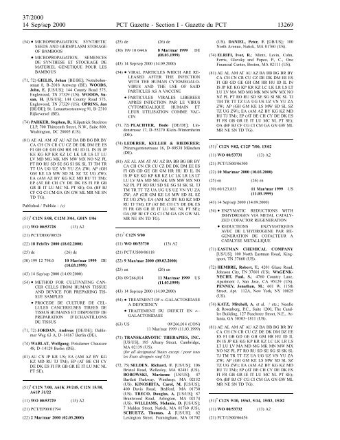 section 1 - World Intellectual Property Organization