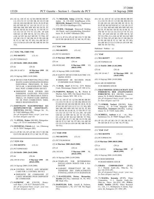 section 1 - World Intellectual Property Organization