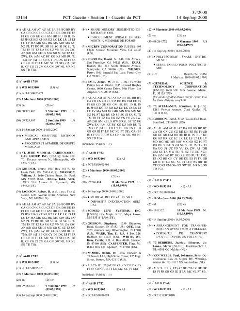 section 1 - World Intellectual Property Organization