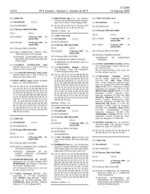 section 1 - World Intellectual Property Organization