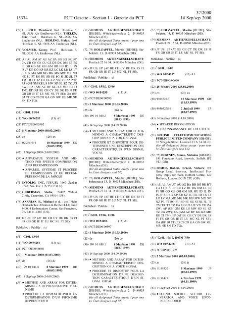 section 1 - World Intellectual Property Organization