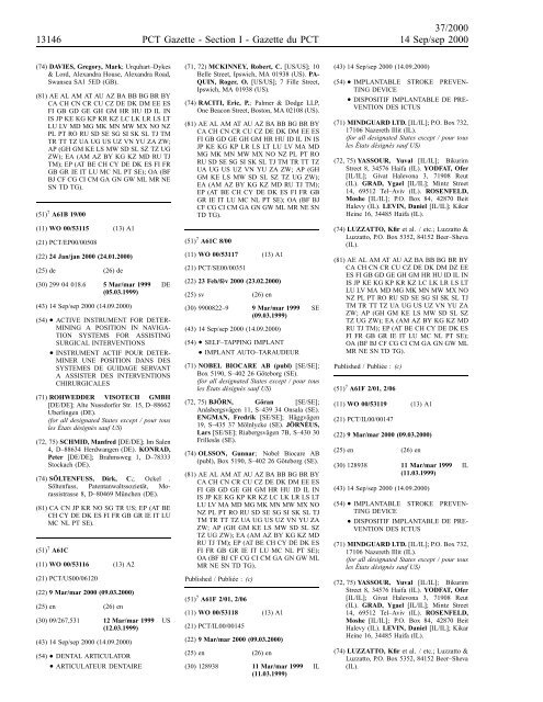 section 1 - World Intellectual Property Organization