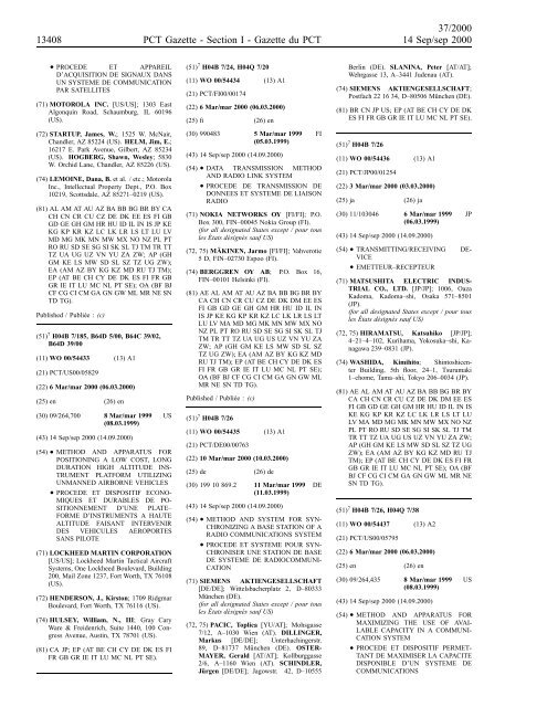 section 1 - World Intellectual Property Organization