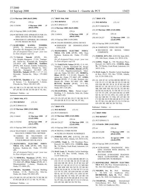 section 1 - World Intellectual Property Organization