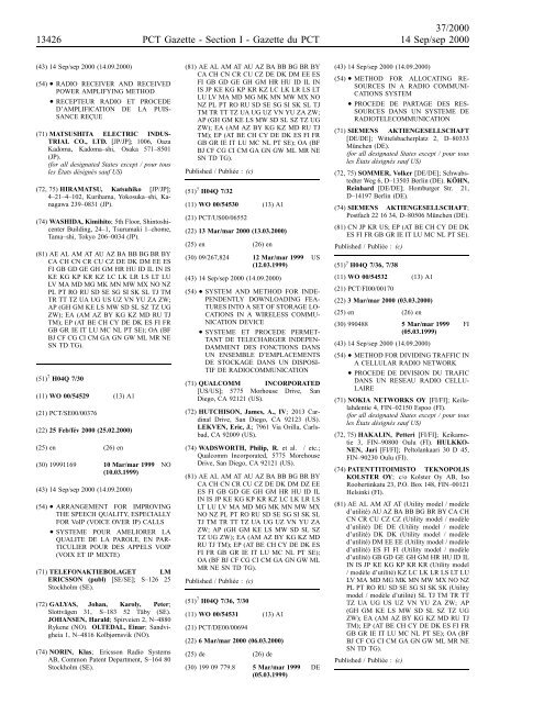 section 1 - World Intellectual Property Organization