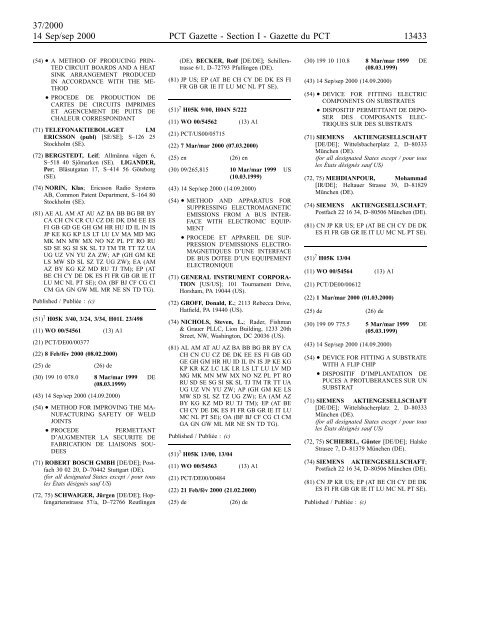 section 1 - World Intellectual Property Organization