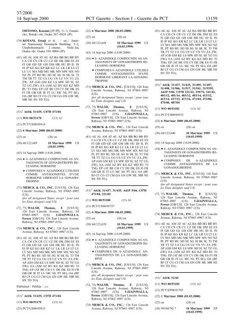 section 1 - World Intellectual Property Organization