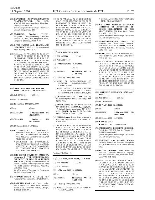 section 1 - World Intellectual Property Organization