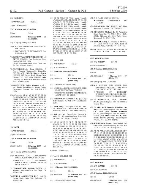 section 1 - World Intellectual Property Organization