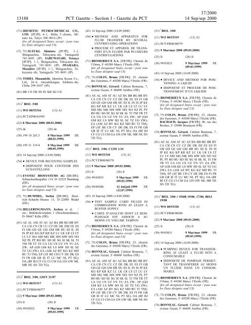 section 1 - World Intellectual Property Organization